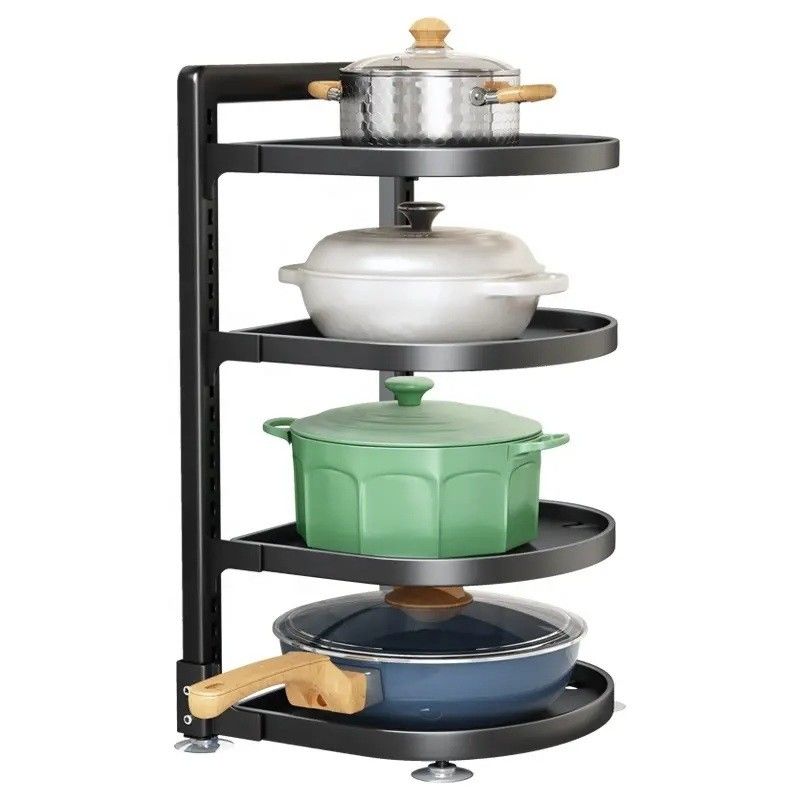 Cung cấp 29*27*45cm G-ting 4 Tiers Rack cho treo chậu và chảo tổ chức nhà bếp