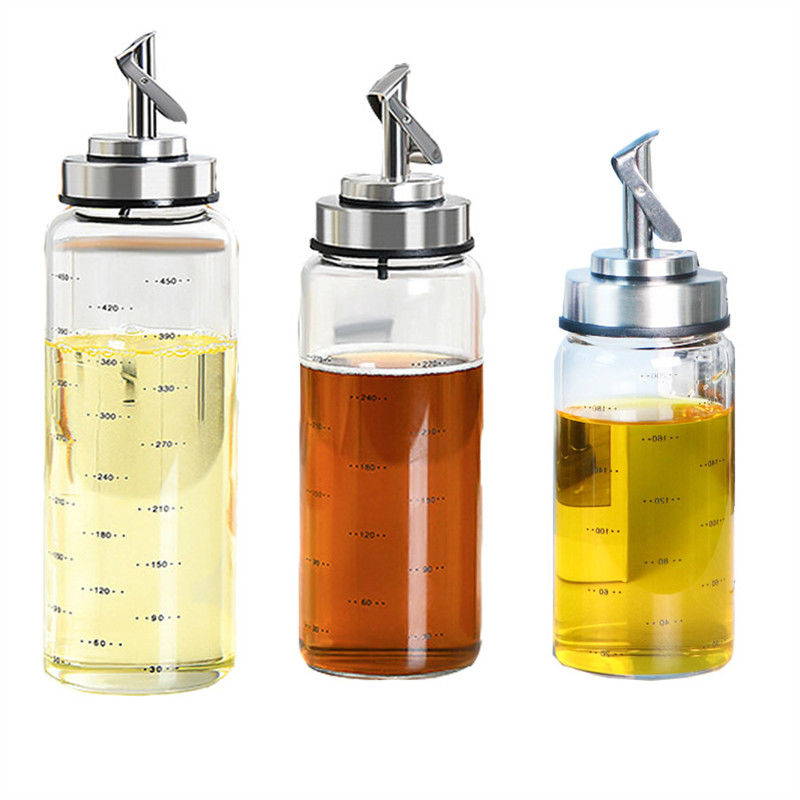 Khởi mở tự động và đóng chai dầu cho nhà bếp High Borosilicate Glass 6.4 * 25cm