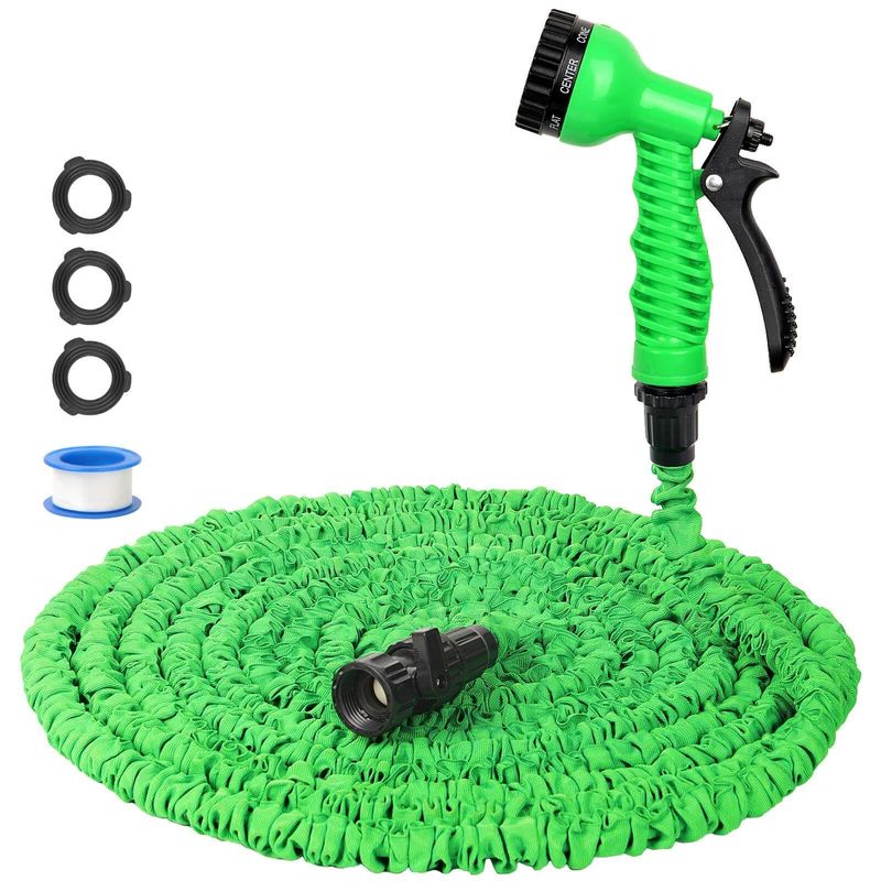Nước làm đơn giản mở rộng Magic Flex ấm ống vườn 25-200FT với súng phun
