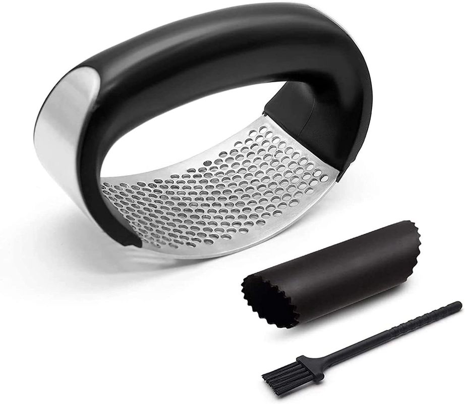 Bán hàng bán chạy nhất Hot Garlic Press Peeler Stainless Steel thủ công cho các công cụ rau quả