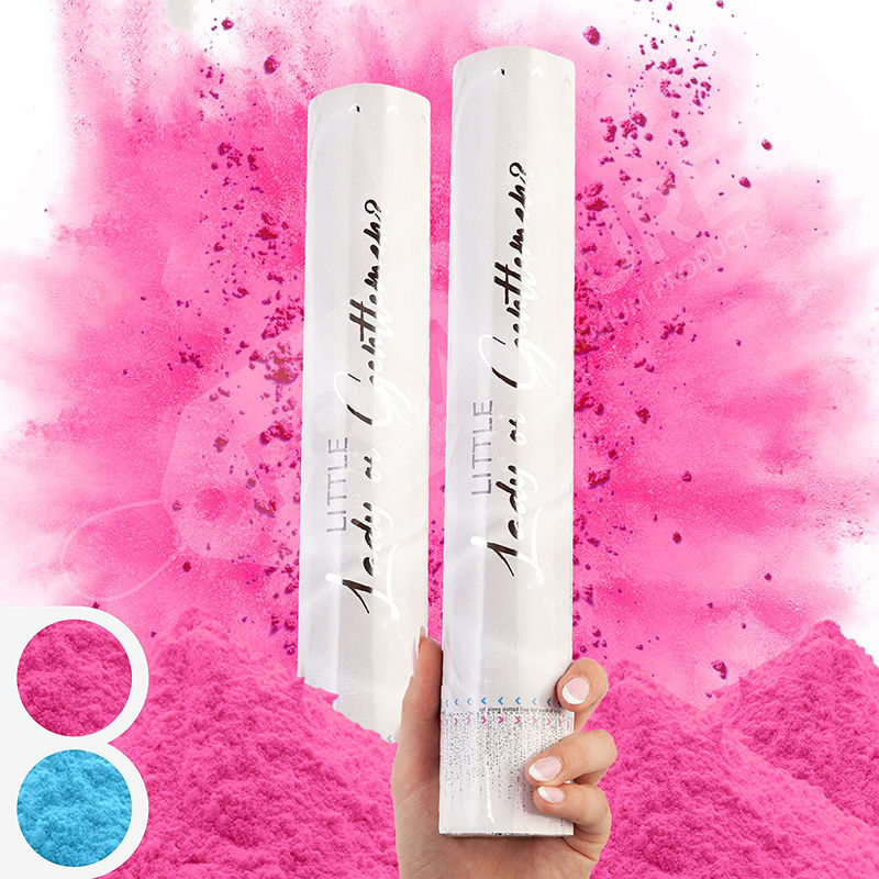 60cm Giới tính tiết lộ Confetti Cannon Popper Smoke Powder Confetti Stick cho đồ dùng bữa tiệc