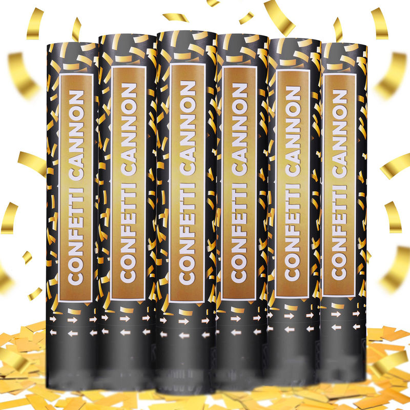 40cm đa màu Biodegradable Party Popper Confetti Cannon cho lễ hội đầy màu sắc