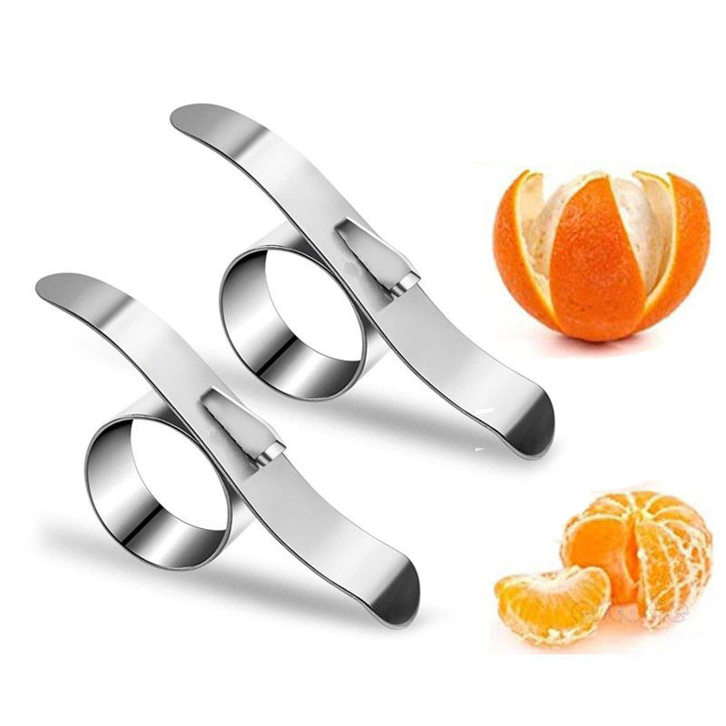 430 Vòng thép không gỉ Mini Size Fruit Peeler Kitchen Gadget Manual Orange Peeler Sliver