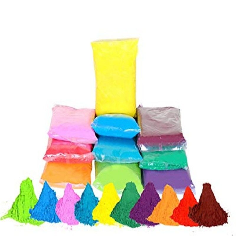 13*18cm Kích thước Rainbow Run Corn Starch cho lễ hội Colored Starch