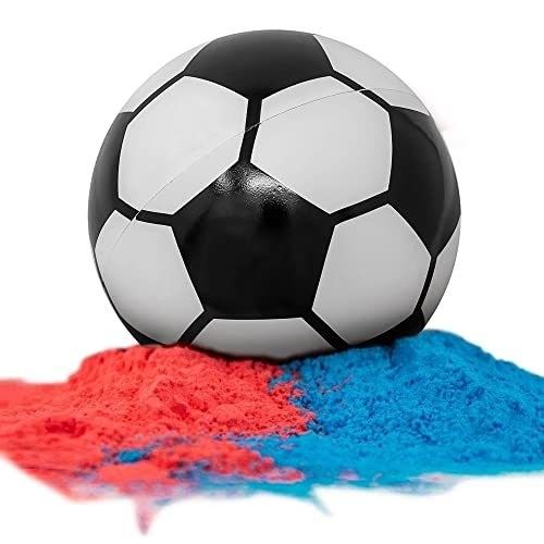 Giới tính tiết lộ đồ đạc Confetti bột điền 14 * 14 * 14cm Bóng đá cho lễ kỷ niệm em bé