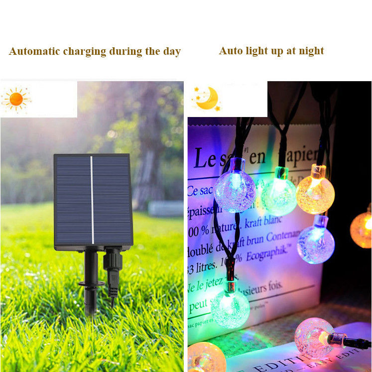 Điều khiển từ xa bong bóng bóng đèn dây mặt trời cho vườn Bistro Cafe sân sau kỳ nghỉ