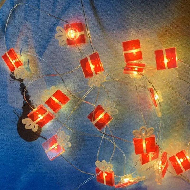 Đèn LED đỏ Giáng sinh dây tuyết Santa Claus Star Giáng sinh trang trí sản phẩm