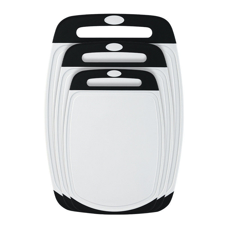 Custom Logo Kitchen Non-Slip 3 PCS Plastic Chopping Blocks Set cho máy cắt rau