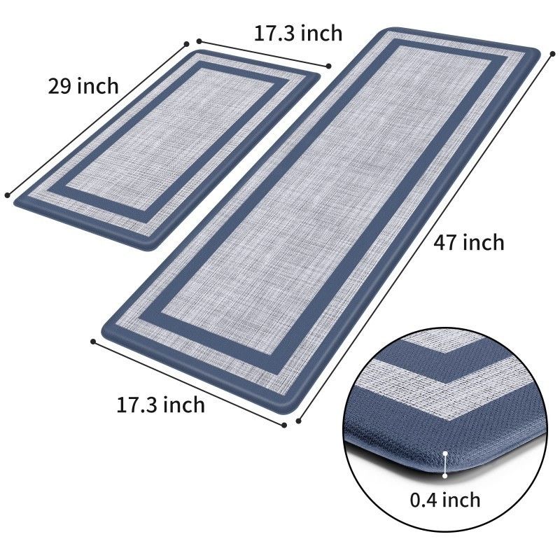 Kiểu thảm bếp đệm chống nước PVC mềm không trượt cho nhà bồn rửa văn phòng