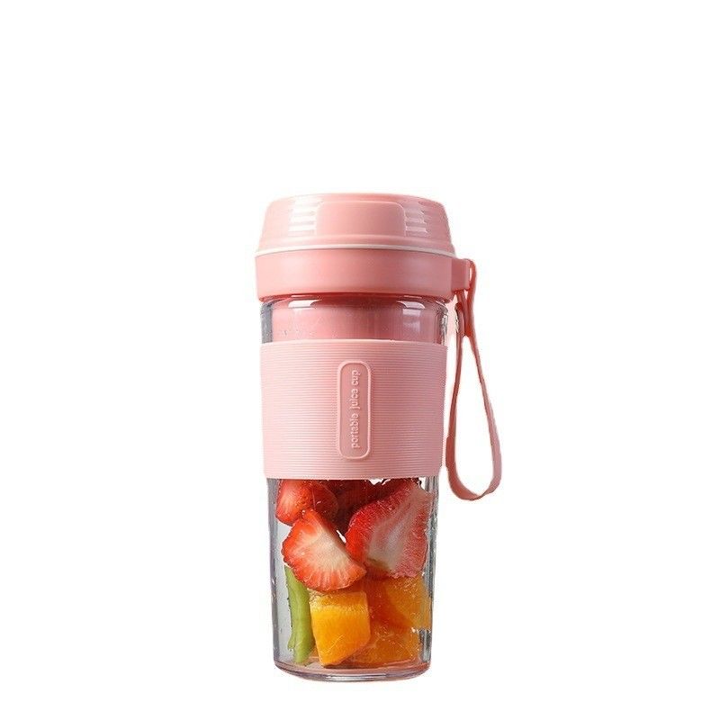 280ml Máy ép nước trái cây portable USB cho nhà 4 Blades Máy ép rau quả